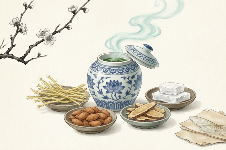 麻黄杏仁甘草石膏汤