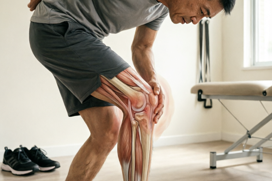 Come viene trattato il ginocchio del corridore?