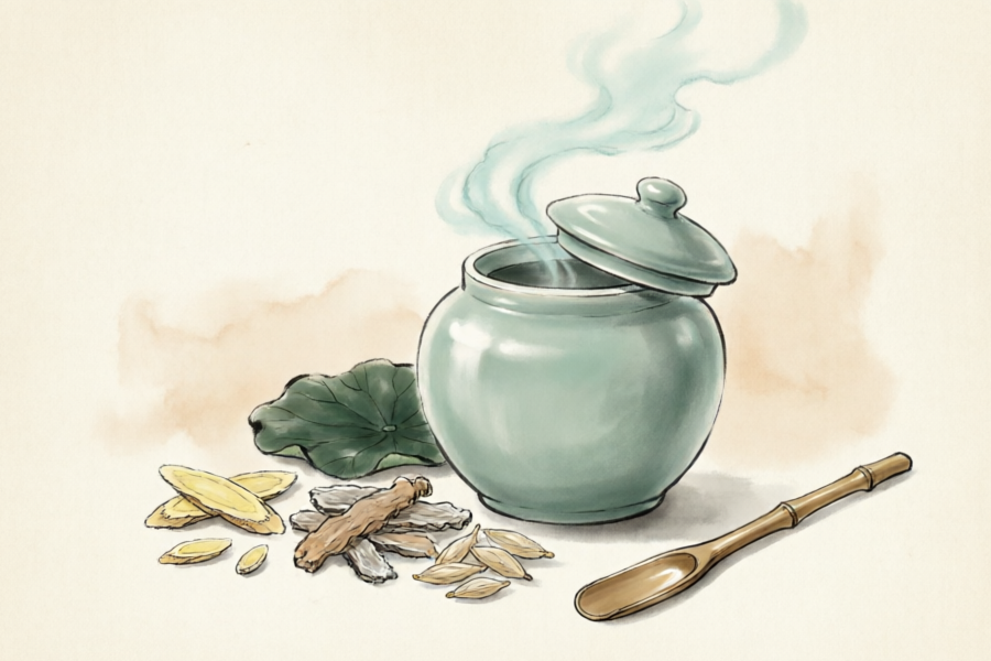 Décoction Qingshu Yiqi