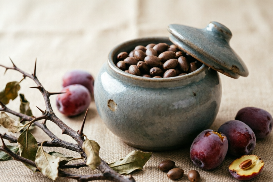 खट्टी खजूर की गिरी का सूप