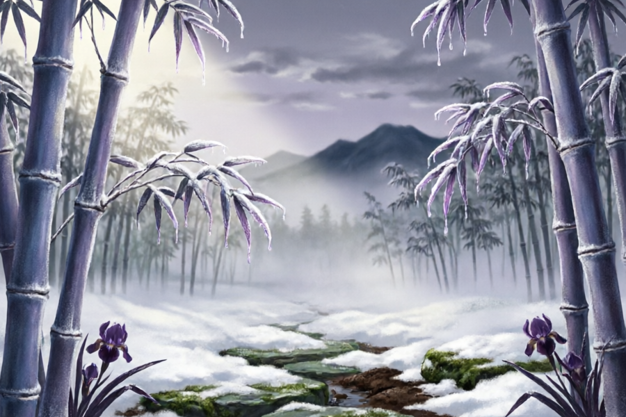 बैंगनी बर्फ