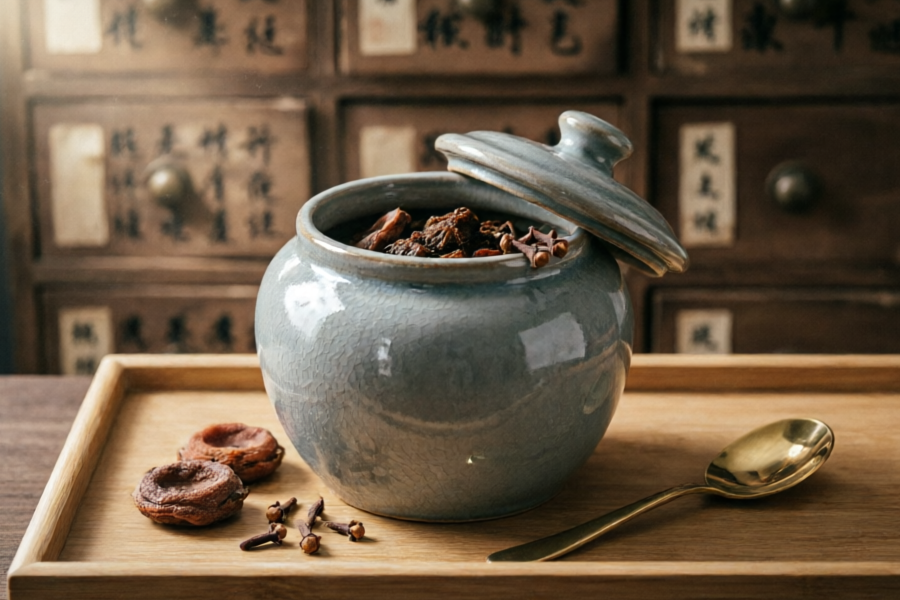 クローブと柿のスープ