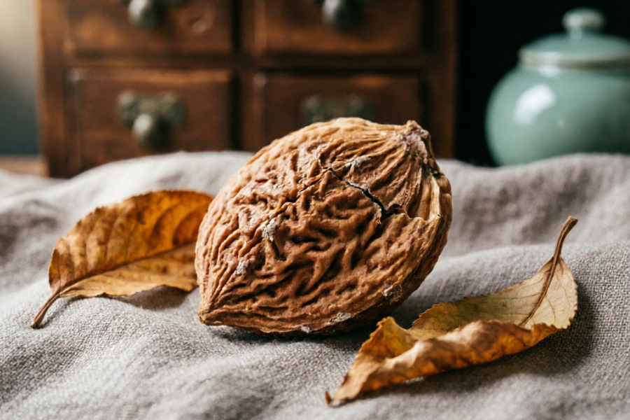 桃の芯成鶏スープ