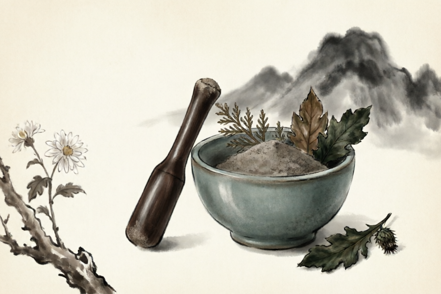 Dix cendres dispersées