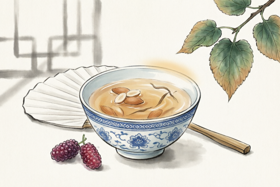 शहतूत और खुबानी का सूप