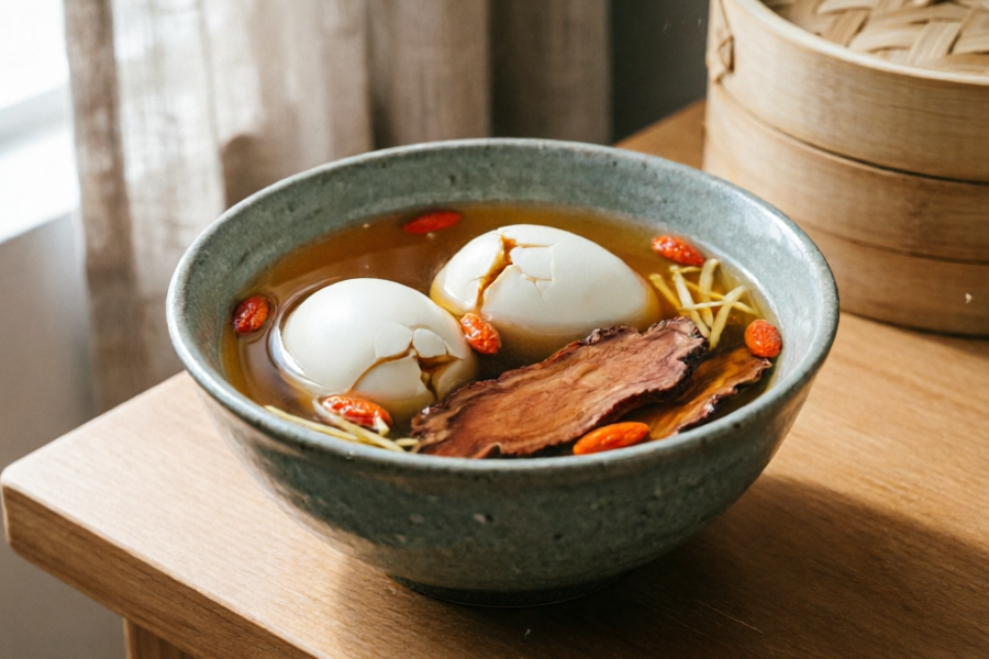 当归煮鸡蛋的功效与作用