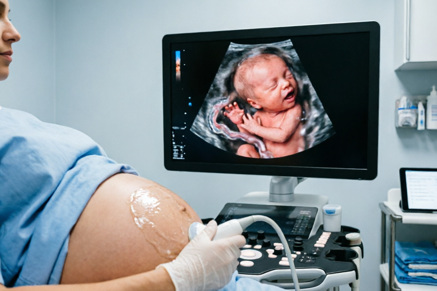 Qual é a função do ultrassom Doppler colorido quadridimensional?