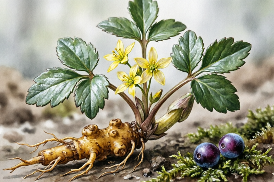 Эффективность и функции Coptis chinensis