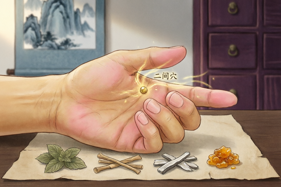 二间穴有什么功效?