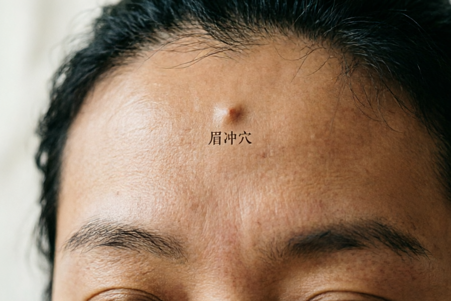 眉冲穴有什么功效?